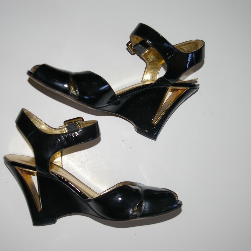 Black Open Toed Enzo Angiolini shoes